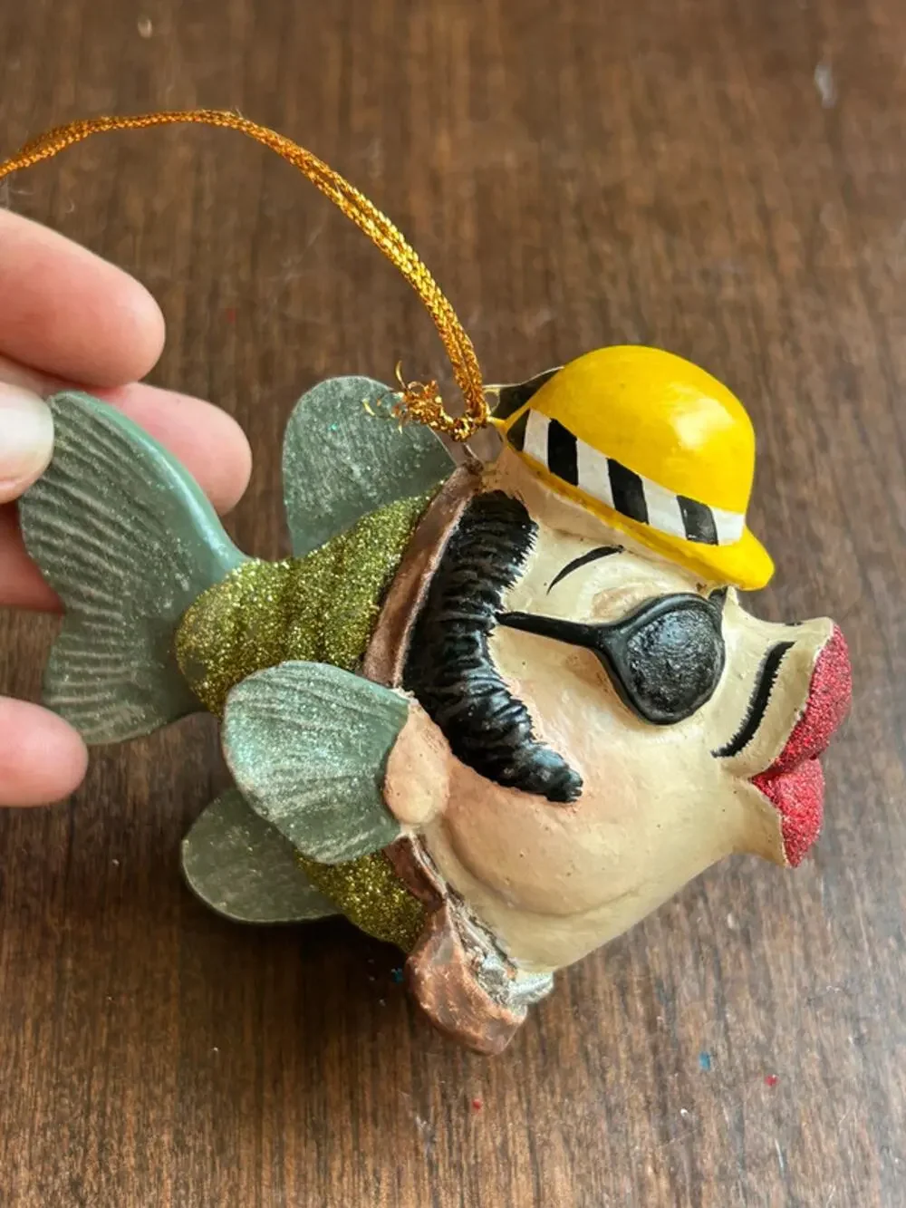 Katherine's Collection Kissing Fish Christmas ornament